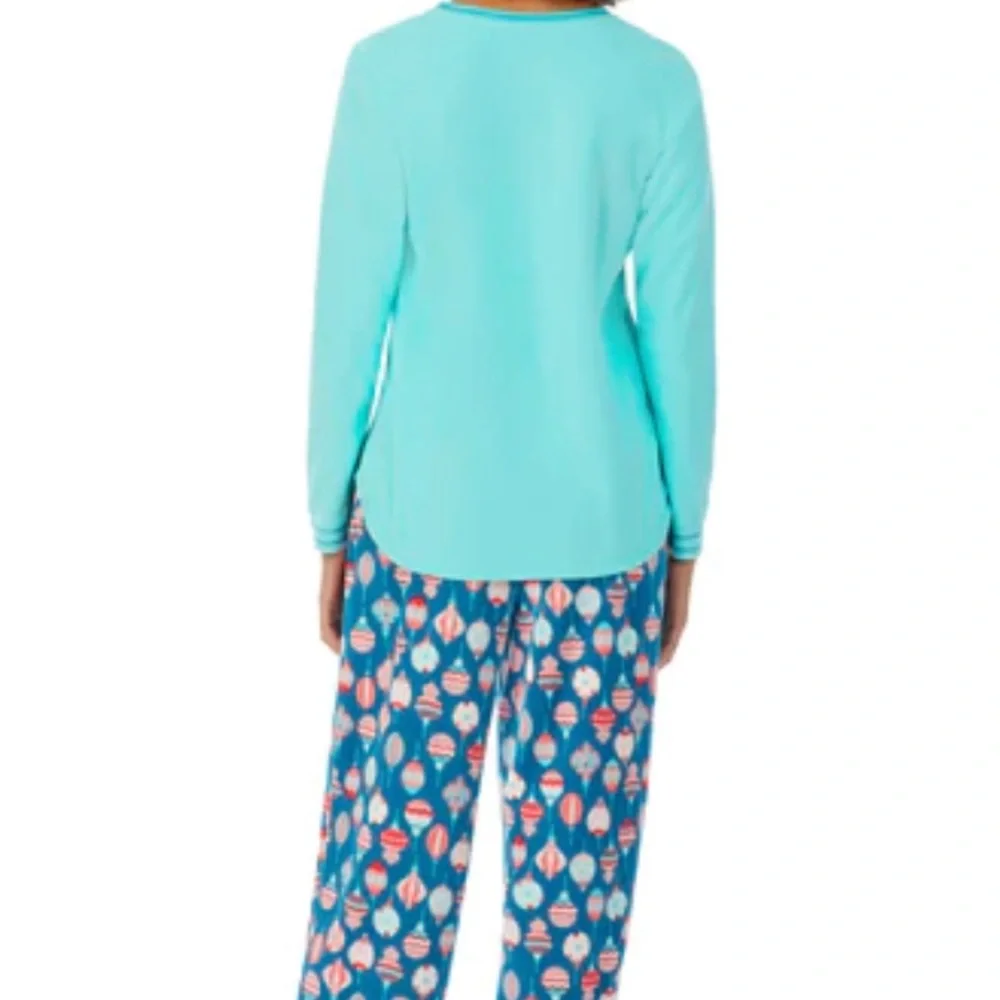 Cuddl Duds Cozy Jersey Long Sleeve Top & Pants - Picture 3 of 3